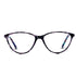 Loscomun Computer Glasses Purple Tortoise Cateye Eyeglasses